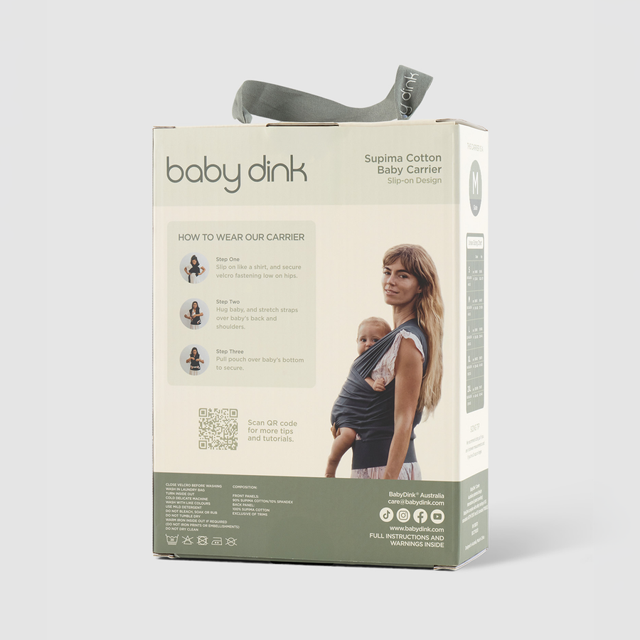 Baby Dink Carrier - Slate - view 9