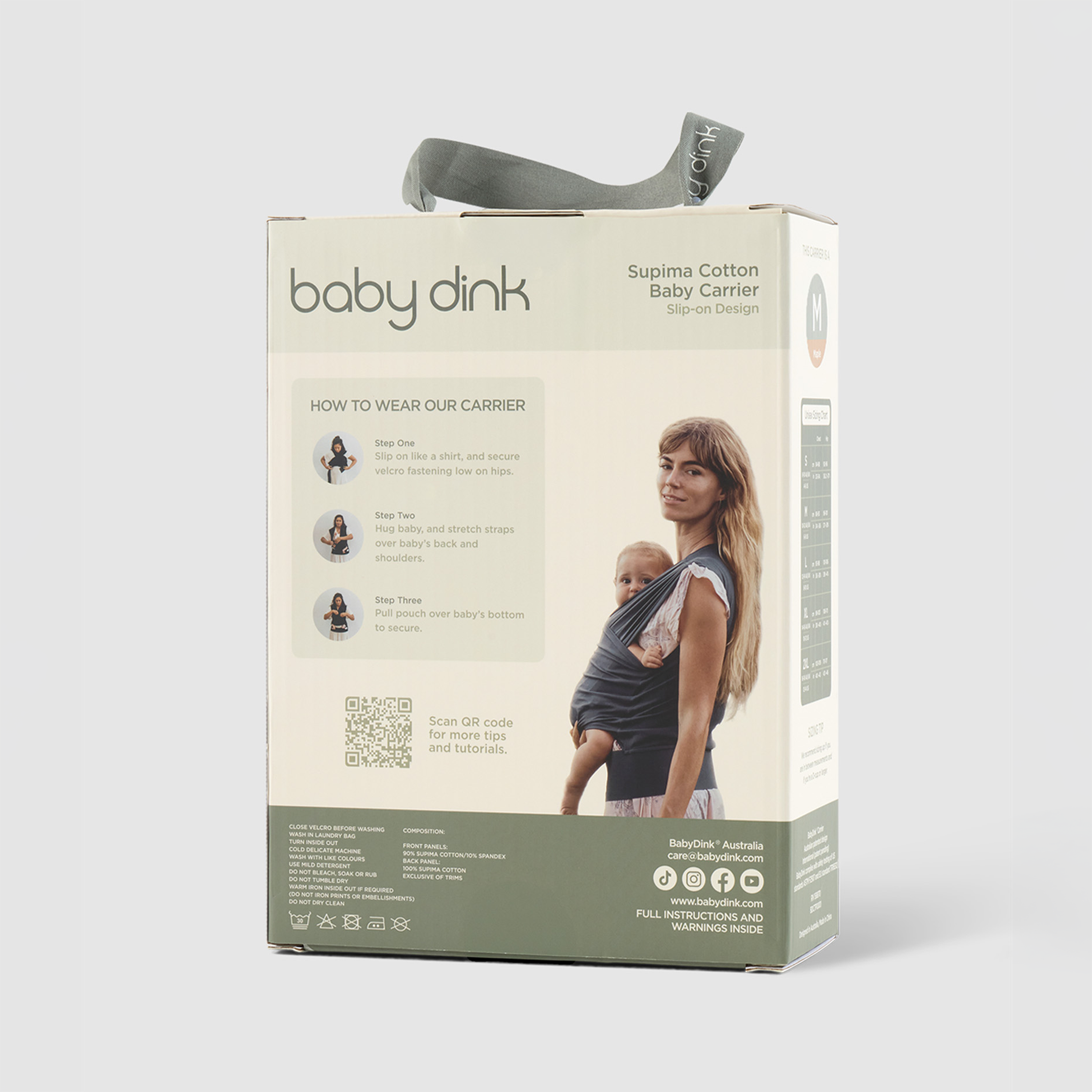 Baby Dink Carrier - Maple
